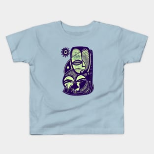 "Nobeel" - Love -  Mother and Child African Symbolic Art Kids T-Shirt